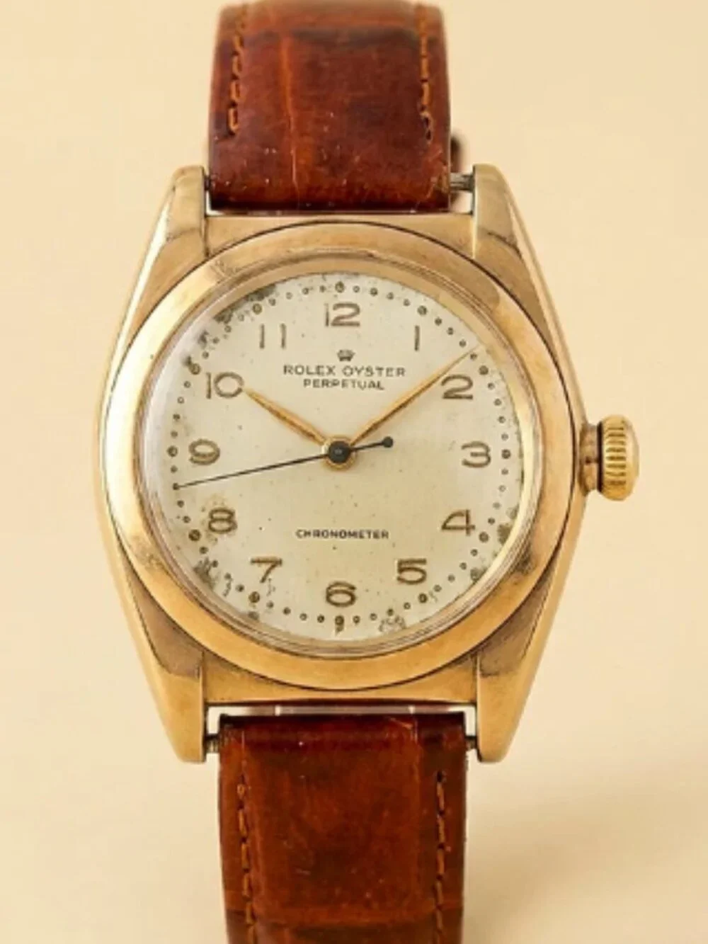 Rolex Mens Gold Watch